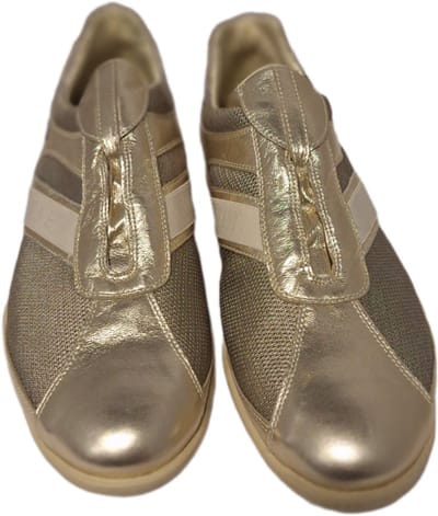 HORNET by Botticelli- SNEAKER-LEER /MESH-PLATINO-40
