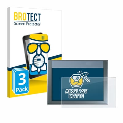 BROTECT - Screenprotector voor Siemens Simatic HMI KTP 700 Basic - Folie Beschermfolie Beschermglas matte 3 Stuks