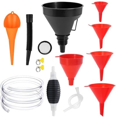 Duurzame hopper set voor olie en benzine, flexibel ontworpen