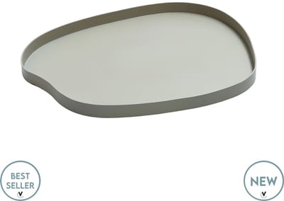 Dienblad Bariri | Small | Clay | Fijn structuur | L35 x B30 x H2 cm