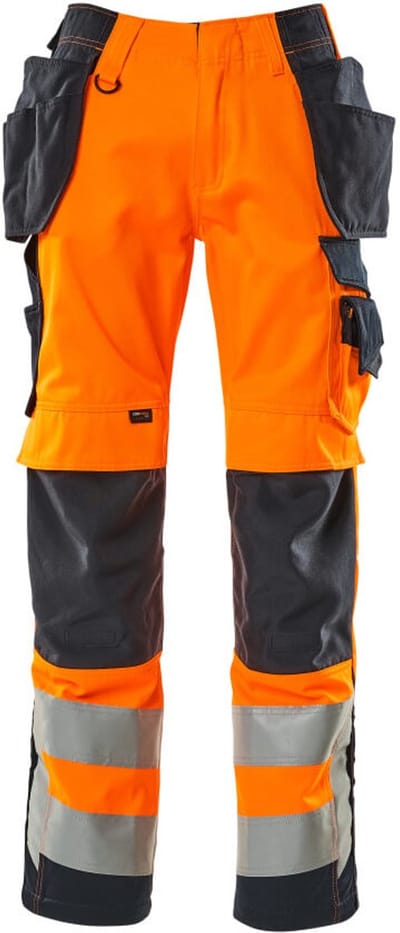 Mascot Safe Supreme Broek met spijkerzakken 15531-860 - hi-vis oranje/donkermarine - C46 - 76