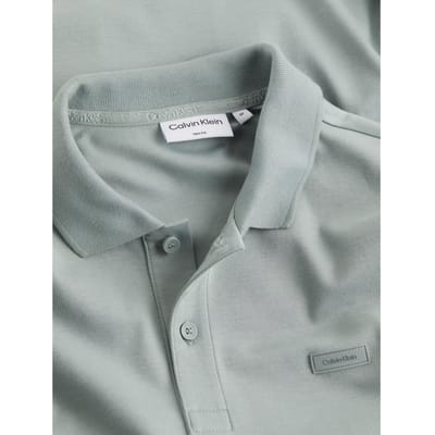 Calvin Klein - Heren Polo SS Liquid Touch Slim Polo - Grijs - Maat XXL