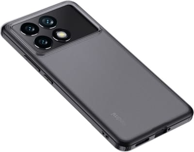 Coverup Hoesje - Geschikt voor Xiaomi Poco F6 Pro Hoesje - Coverup Mat Transparante Back Cover - Zwart