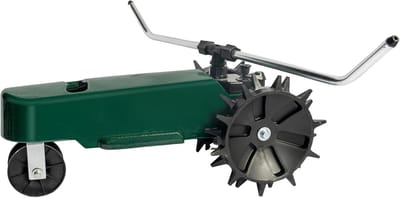 Reis Sproeier - Verstelbare Tuinsproeier - Gazon Water Geven - 360 Graden Rotatie - Metaal 7.6x10.2x12.7cm - Grijs