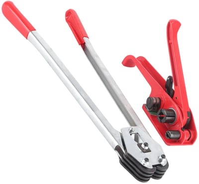 Bandspanner Afdichtingsgereedschap - Verpakkingsgereedschap Omsnoeren - Goederen Verpakken - Ingebouwde Snijgroef - 12-19 mm bandbreedte - Niet gespecificeerd