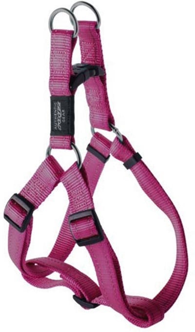 Rogz Utility Step-In Tuig Roze - Hondenharnas - Xl 67-103x2.5 Cm