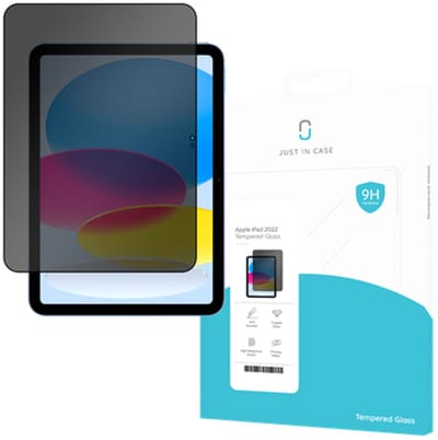 Just in Case privacy Screenprotector geschikt voor iPad 11 (2025) 11 inch / 10e generatie (2022) 10.9 inch - Anti Spy Screenprotector