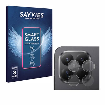 3 Stuks Savvies Screenprotector - geschikt voor Xiaomi 15T Pro (ALLEEN Camera Lens) - beschermfolie glas transparant