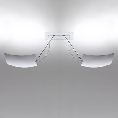 Ingo Maurer 2x18x18 LED plafondlamp, 2-lamps