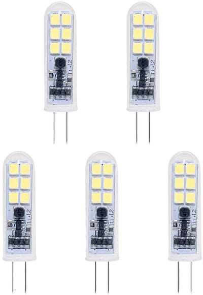 Modee LED Lamp G4 - 2W 4000K 190 LM 12V - LED Lamp insteek - Wit Licht - 5 stuks