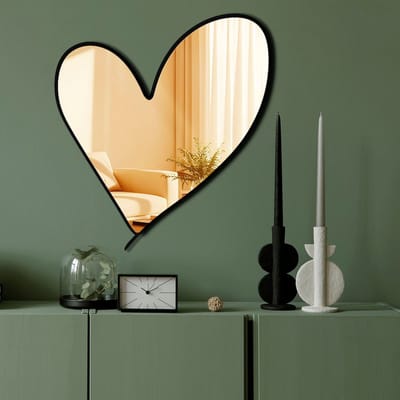 Asir - Decoratieve spiegel - Goud - 100% PLEXIGLAS - 43 x 48 cm