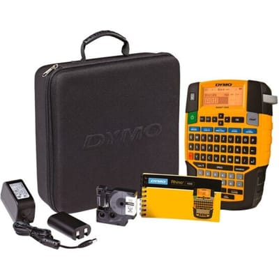 DYMO Rhino 4200 Draagbare Industriële Labelmaker | QWERTZ-toetsenbord | Compacte, tijdbesparende labelprinter voor professionals, die veel onderweg zijn
