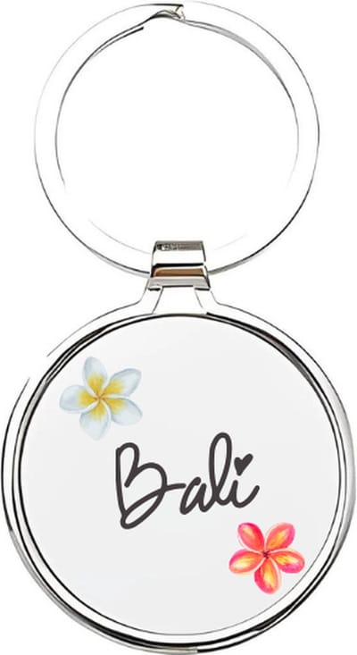 Akyol - Bali Sleutelhanger - bali - Vakantiegangers - Indonesia - azie - vakantie - roadtrip - slamat - Eiland - azie gangers - reis - reizen - 4 x 7,5 CM