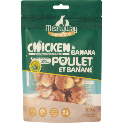 MeatyWay kip en banaan 100 g