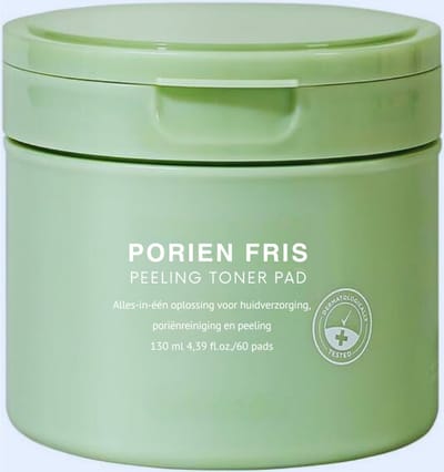 Pore Fresh Peeling Toner Pads (x60) - Koreaanse Huidverzorging Met AHA- BHA & PHA - Verzachtend En Poriënverkleinend - Exfoliërende Schijven Voor De Gevoelige Huid