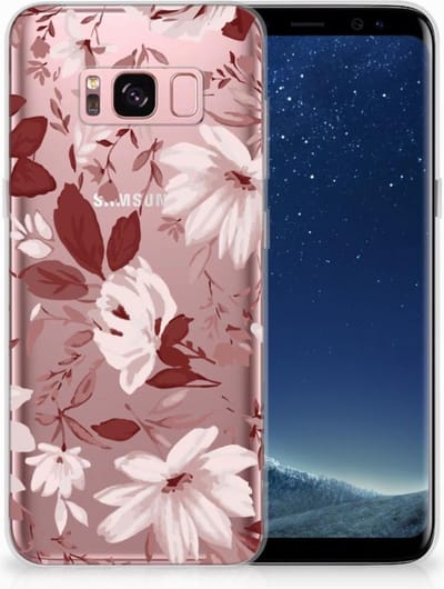 Hoesje maken Samsung Galaxy S8 Watercolor Flowers