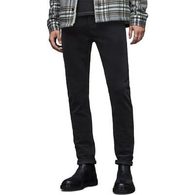 AllSaints Rex Corduroy Black Maat: W28L32 | Tailored Broeken Outlet | Heren | Zwart