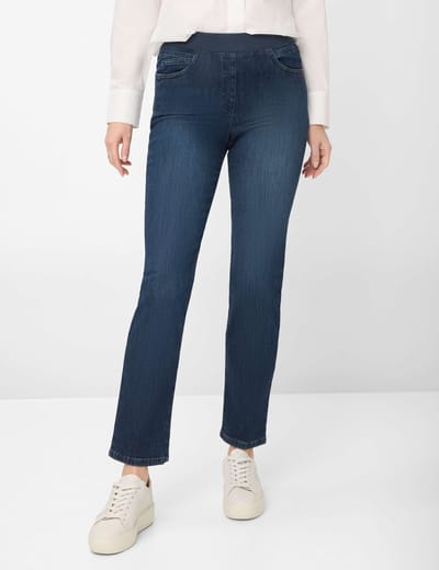 Raphaela by Brax Dames Jeans  Style PAMINA STONED SLIGHTLY USED, denim blauw regular, maat 34
