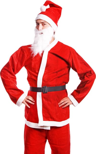 Kerstman Kostuum | Kerstman Pak | Verkleedkleding | 5-Delig | Rood