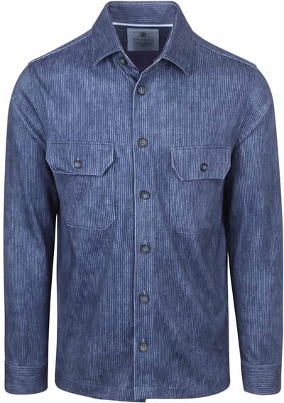 Desoto Overshirt Cord Optics Blauw - Maat L - Heren