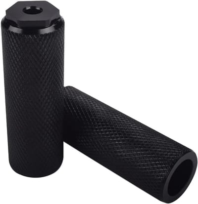 Fiets Pinnen - Fietspennen - Comfortabel Fietsen - Aluminium Legering - 100 x 28 mm - Zwart