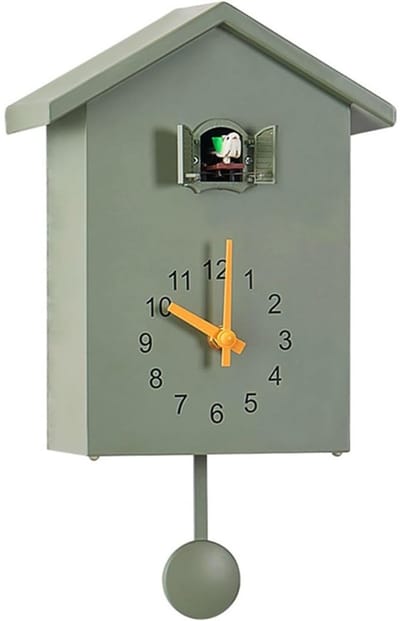 MKSS® Koekoeksklok Modern - Vogelhuisje - Wandklok Antiek - Hout