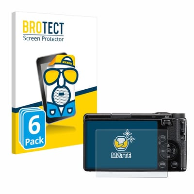 BROTECT - Screenprotector voor Ricoh GR IV 2025 / HDF - Folie Beschermfolie matte 6 Stuks