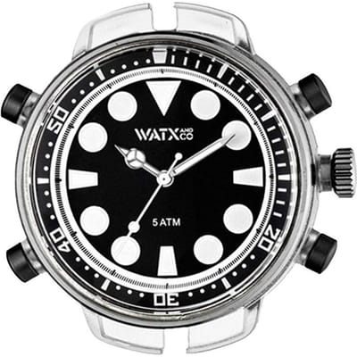 Horloge WATXANDCO RWA5700. Kwarts, Kleur zwart. Unisex. black