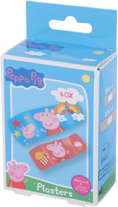 Peppa Pig - Pleisters voor kinderen - Waterproof - 40 stuks