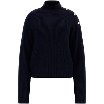 Dames polo met hoge kraag Guess Zylee