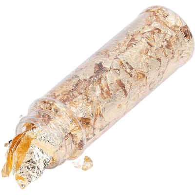 Feuille d'Or Résine Polyvalente Artisanat Fabrication Accessoires Décoration Intérieure Placage Or Brillant Feuille d'Or beige