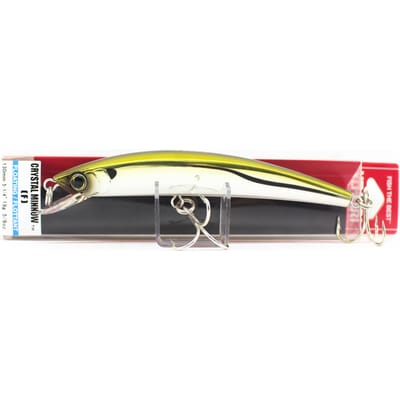 Yo Zuri Crystal Minnow 130 mm drijvend kunstaas R1125-HAJ (0124) gray