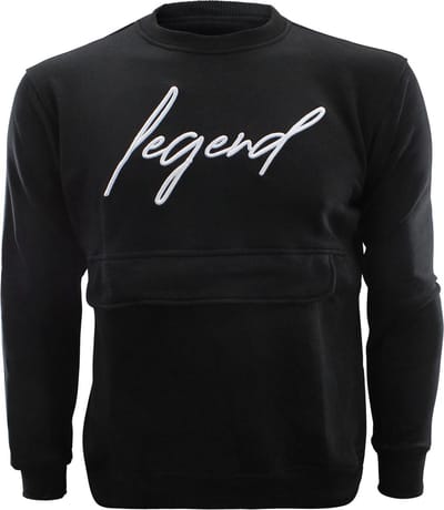 Trui/Sweater Dames/Heren Signature Milano Zwart L