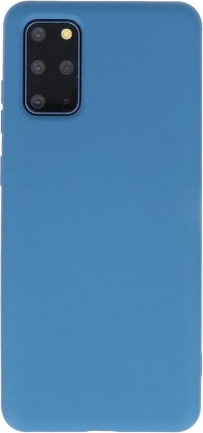 Hoesje Geschikt voor de Samsung Galaxy S20 Plus - Fashion Color Backcover Telefoonhoesje - Navy