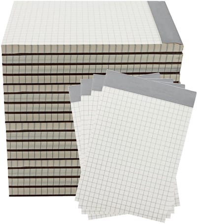 Dailygoods- Notitieblok A6 - Set van 20 - 70 Vellen - Rasterpapier - Mini Pocket - Perfect formaat 140x104 mm - Notitieboekje