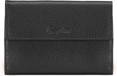 Esquire Primavera Portemonnee Leer 14 cm - Dames - Horizontaal - schwarz