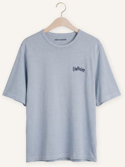 Zadig & Voltaire X60585 Polo's & T-shirts Jongens - Polo shirt - Lichtblauw - Maat 152