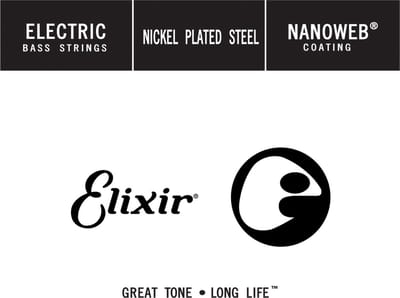 Elixir 15340 Single String Bass 040 NanoWeb - Enkele basgitaarsnaar