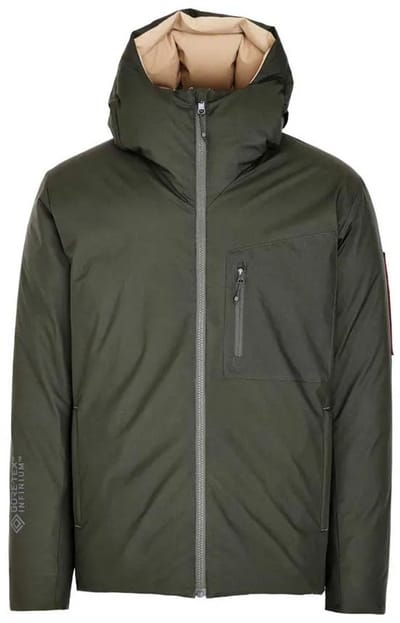 The Mountain Studio Gore-tex Windstopper® Reversible Donzen Jas Groen S Man