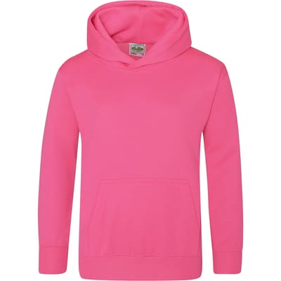 Just Hoods Kids´ Electric Hoodie JH004K - Electric Pink - 9/11 (L)