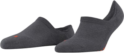 FALKE Cool Kick onzichtbar eenkleurig functioneel materiaal footies dames grijs - maat 35-36