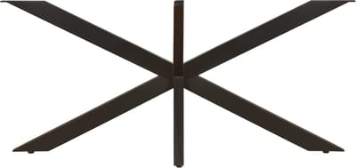 Tafelonderstel - Matrix - Staal - 145 x 70 x 73 cm - PT3 - Gepoedercoat Staal - Zwart - Inclusief stelpoten & bevestigingsschroeven