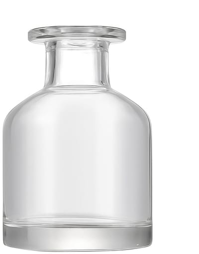 Dailygoods- Diffuser Fles 150ml - Ronde Glazen Fles - Hervulbare Geur Container - DIY Woondecoratie - Stevig en Duurzaam - Gemakkelijk Schoon te Maken - Geurcontainer