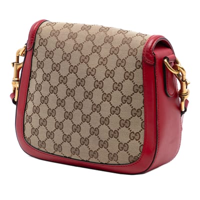 Tweedehands Medium GG Canvas Dames Web Crossbody