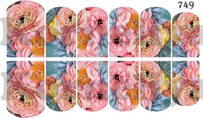 Korneliya Decal Nail Wrap WD 749