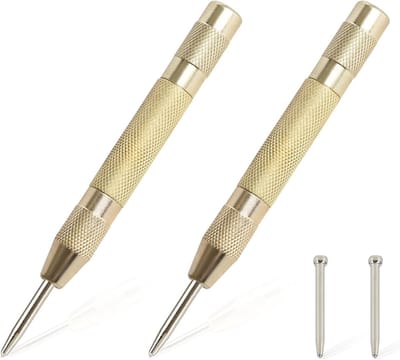 Automatische Center Punch - Veerbelast Gereedschap - Markeren Materialen - Verstelbare Kracht - 5 Inch Lengte - Staal