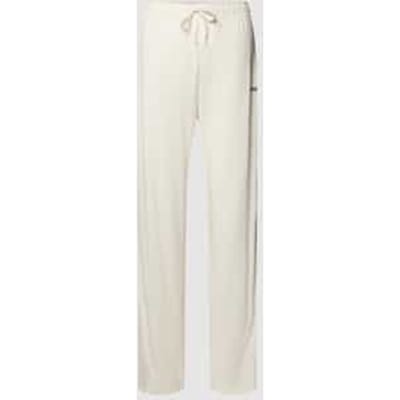 Straight leg sweatpants met tunnelkoord