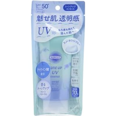 Kose - Suncut R Tone Up UV Essence Sunblock Snow White Blue SPF50+ PA++++ 80g