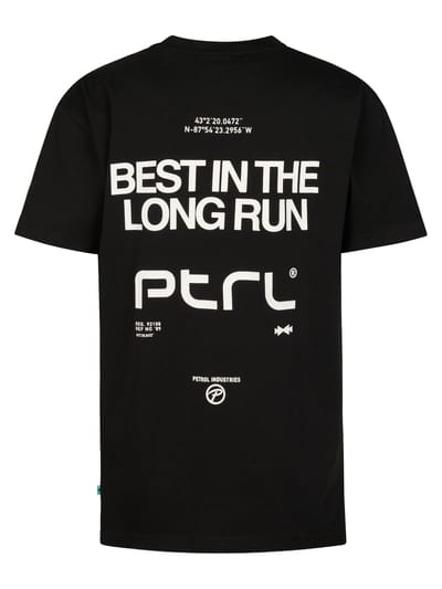 Petrol Industries - Jongens T-shirt met rugprint Zorro - Zwart - Maat 104