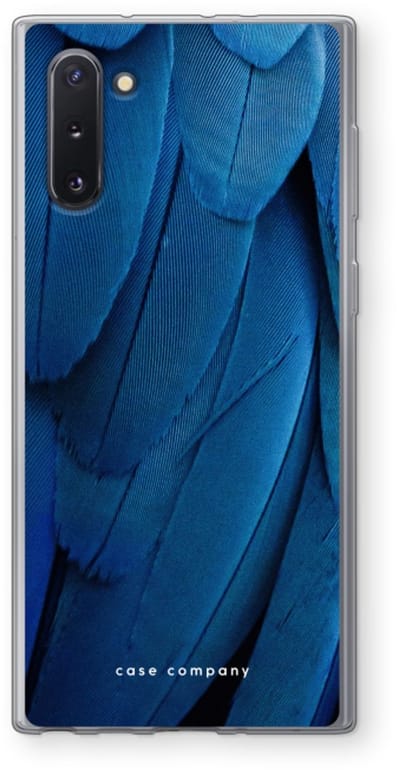 Hoesje geschikt voor Samsung Galaxy Note 10 hoesje - Pauw - Soft Cover Telefoonhoesje - Bescherming aan alle Kanten en Schermrand